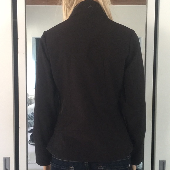 Gorgeous Dark Brown Fall Zipper Jacket - Picture 6 of 8